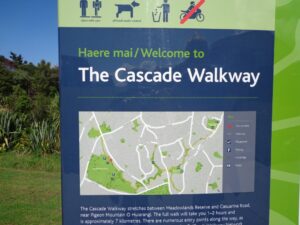 The Cascade walkway map